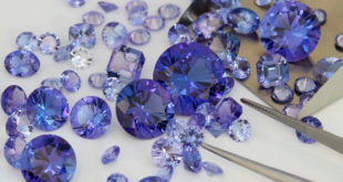 Камень Танзанит – готовые ювелирные изделия и россыпь
