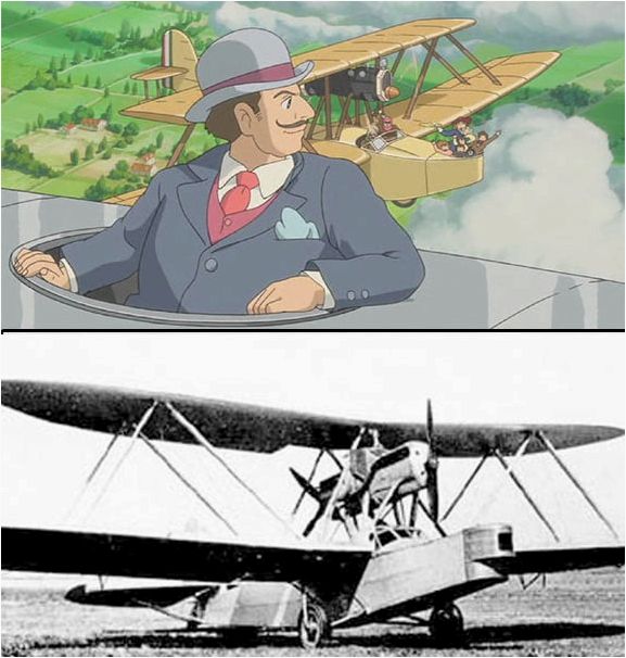 Самолеты в аниме «Ветер крепчает»